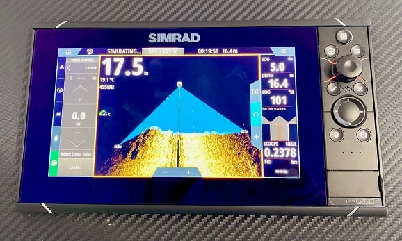 Simrad fish finder